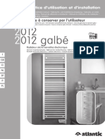 Notice Installation Utilisation 2012 Et 2012 Galbe Reduite