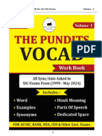 DAY 1 - THE PUNDITS Vocab Book