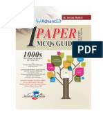 Advanced One Paper MCQs Guide 2023