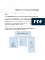 Subtractive Manufacturing