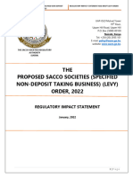 Regulatory Impact Statement and Draft Levy Order - Final