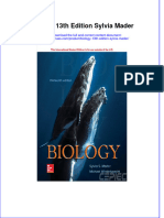 Biology 13th Edition Sylvia Mader Full Chapter Instant Download