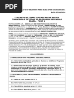 Contrato de Financiamento Entre Agente Financeiro E Devedor Do Programa Desenrola Brasil - Faixa 1