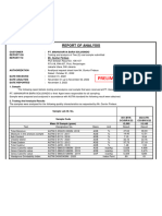 Preliminary Report of Analysis Sample PT. MAHAKARYA BARA SOLUSINDO