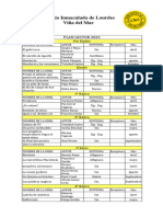 Plan Lector Colegio Inmaculada de Lourdes