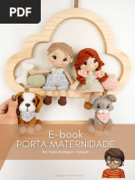 E-Book Porta Maternidade Amigos Da Fazenda 24