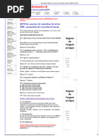 Correction QCM Du Concours Controleur Tresor 2009 Francais