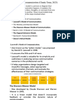 Models of Mass Communication Notes