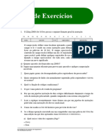 Lista de Exercícios Substitutiva