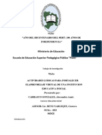 ACTIVIDADES LUDICAS y APRENDIZAJE VIRTUAL