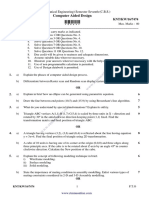 Me 7 Sem Computer Aided Design Winter 2016