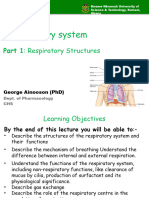 Respiratory System - PHARMD 1