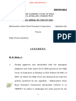 Maharashtra State Road Transport Corporation Vs Dilip Uttam Jayabhay 2022 Livelaw SC 3 406908