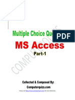 MS Access MCQS-1