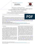 Roadmap Towards Robotic In-Line Quality Inspection To ACHIVE ZDM