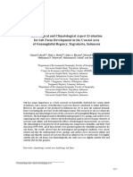 Hydrological and Climatological Aspect Evaluation For Salt Farm Development in Yogyakarta Indonesia