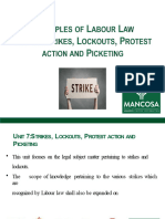 Unit 7 - Strikes, Lockouts, Protest Action and Picketing and Unit 8 - Dispute Resolution As at 08 June 2024