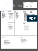 Grey Minimalist Business Model Canvas Brainstorm