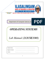 212CSE3303-Operating Systems Lab Manual (2023-2024)