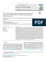 Intra - and Interspecies Infectious Neighbourhoods As Determinant Parameters For Mycobacterium Bovis Infection Among Badgers in Southwestern France