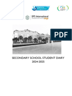 DPSI Secondary School Student Diary DP 1 2024-25