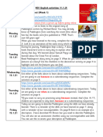 11.1.21 KS1 English Paddington Week 1