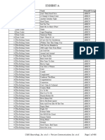 Exhibit A: Artist Track Plaintiff Group