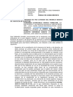 Pongo en Conocimiento - Alimentos de Menor de Edad JPL - MBJ de Huaycan