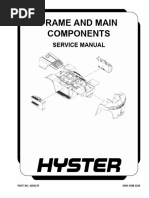 Frame and Main Components: Service Manual