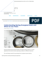 Understanding Spring-Energized Seals