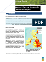 Water Management Planning Guidance For Construction Projects 2014