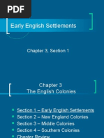 Early English Settlements: Chapter 3, Section 1