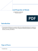 Chem 114 Mechanical Properties of Metals 1