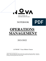 Sebenta - Operations Management - Vasco Tamen