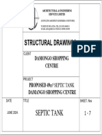 Septic Tank Details To Mall Centre