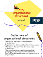 Organizational Structures