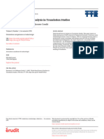 Kussmaul + Condit (1995) - Think-Aloud Protocol Analysis in Translation Studies