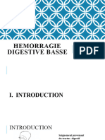 Hemorragie Digestive Basse PDJ