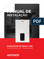 Manual Aquecimento Gas Linha Home 21b