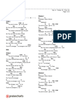 No Stranger (Natalie Grant) Chord Chart - A - 2 Column Layout