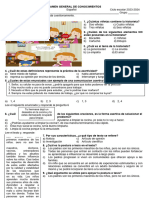 Examen General de Conocimientos-Segundo Grado-Tamaulipas Aprende