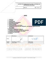 Instructivo Trabajos en Altura y Sistemas de Protección Anticaidas