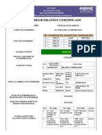 Udyam Registration Certificate With Annexures