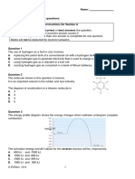 Chemistry 2024 Exam