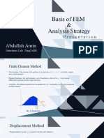 Basis of FEM & Analysis Stratagy