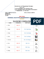 Maxsurf Commandss