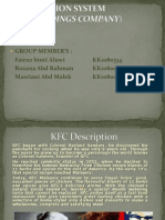 Information System (KFC Holdings)