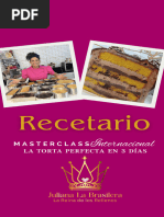 Recetario Masterclass Internacional