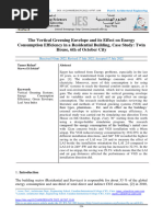 The Vertical Greening Envelope and Its Effect On E