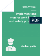 SITXWHS007 Student Guide